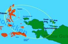 invloed Tidore op ijzerbewerking