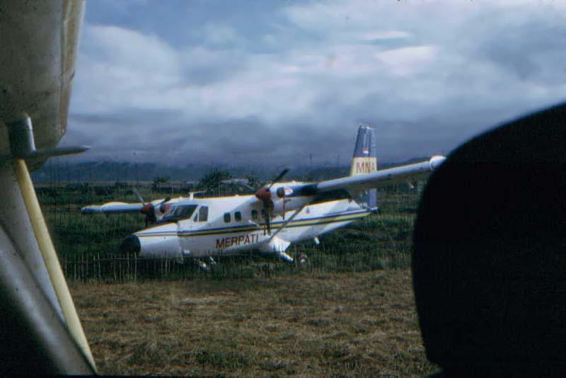 BD/37/2 - 
Merpati plane PH-ZERO in a ditch on Enarotali
