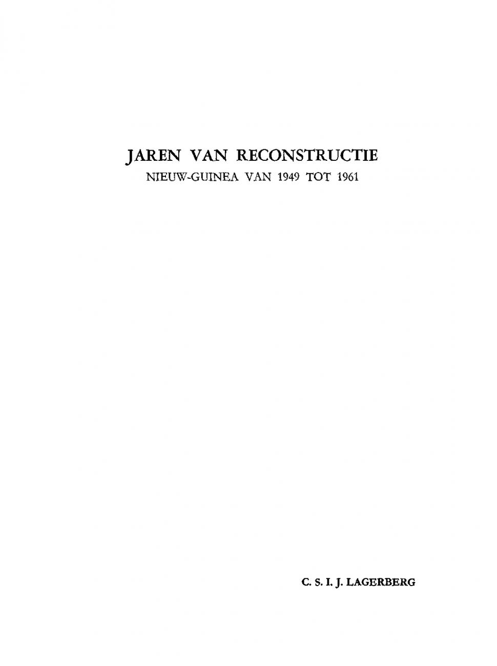 BK/40/3 - 
Years of reconstruction: New Guinea from 1949 to 1961
