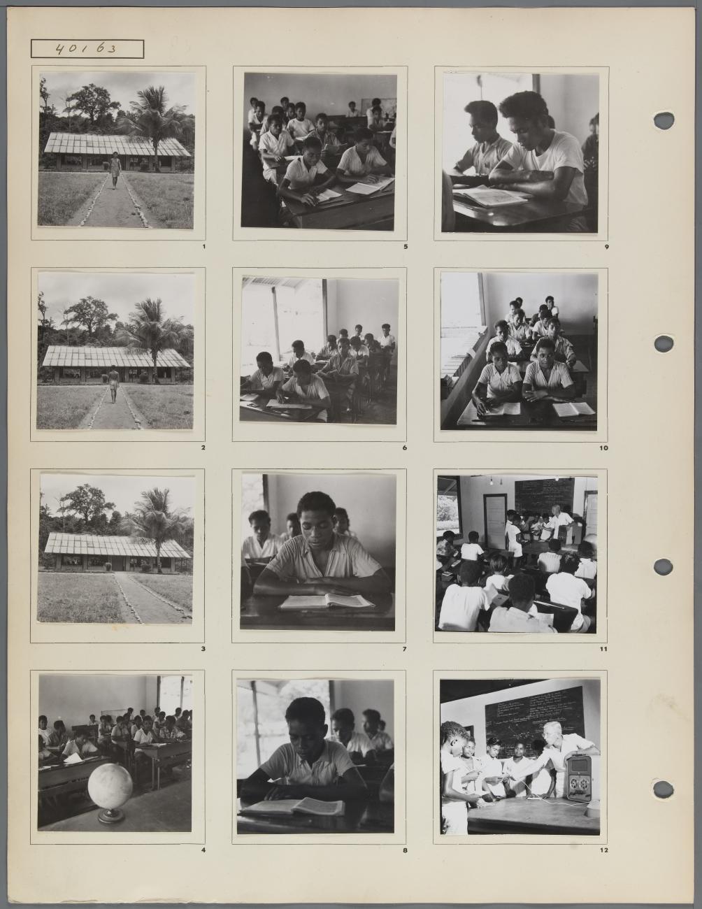 BD/163/142 - 
de ambachtsschool, het klaslokaal
