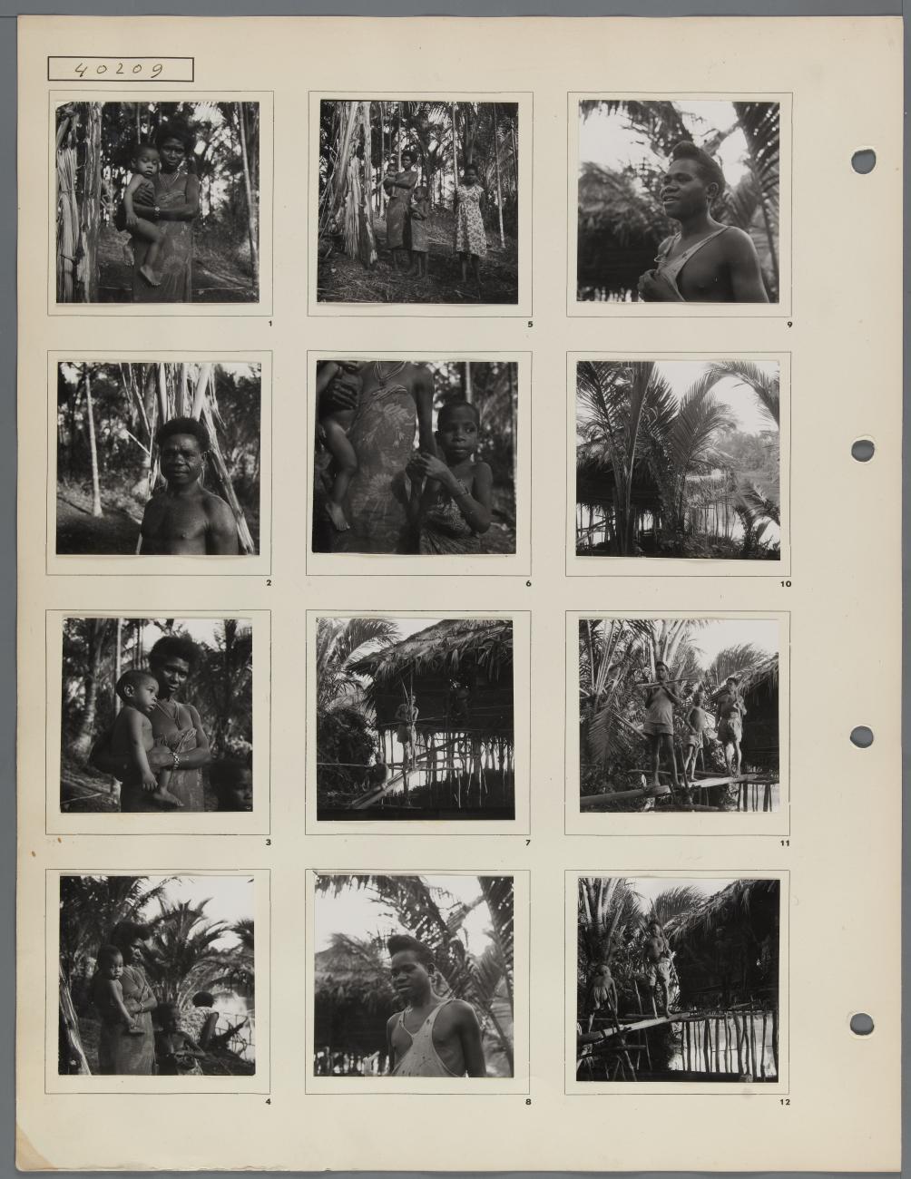 BD/163/188 - 
Sentani meer, inwoners van Poee
