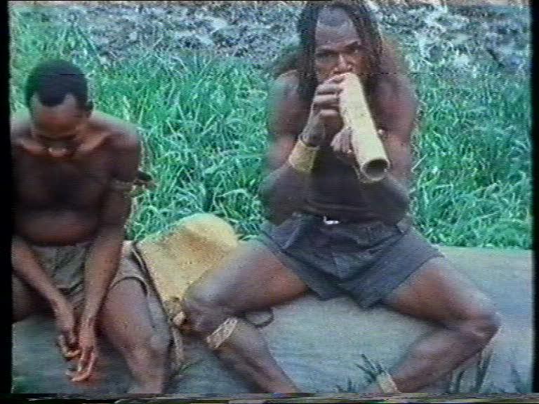 FI/1200/55 - 
Matjemosh: A woodcarver from the village of Amanamka, Asmat tribe, on the Southern West coast of New Guinea
