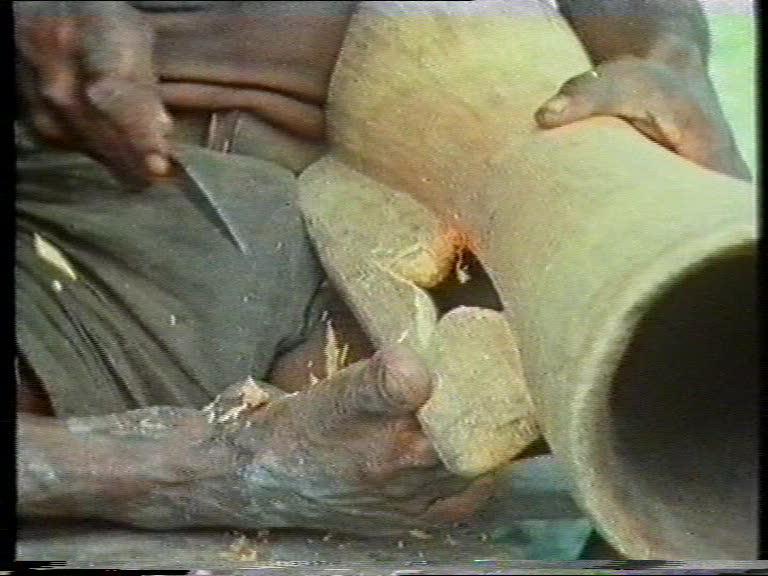 FI/1200/55 - 
Matjemosh: A woodcarver from the village of Amanamka, Asmat tribe, on the Southern West coast of New Guinea
