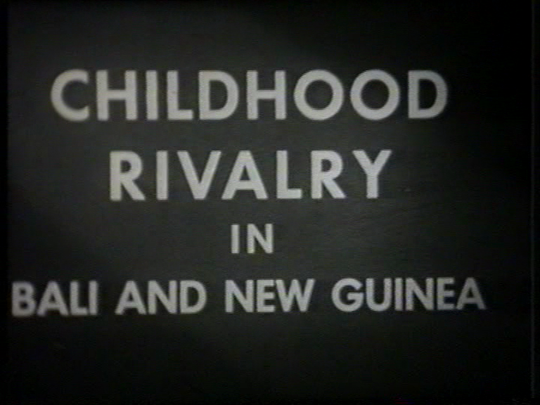 FI/1200/100 -
Childhood rivalry in Bali and New Guinea