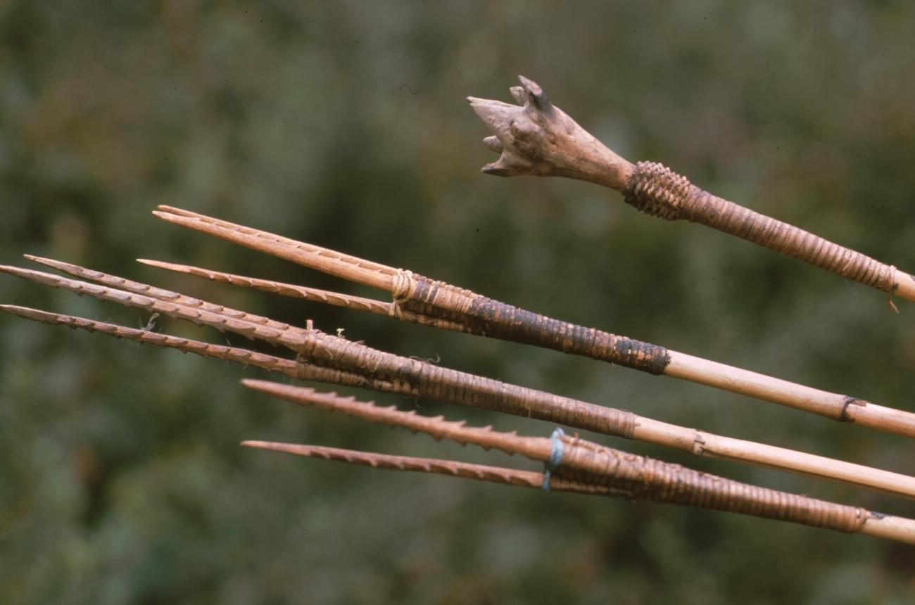 BD/166/10 - 
Close-up of traditional arrowheads
