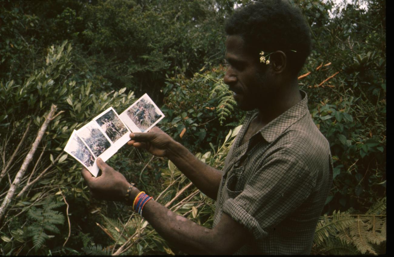 BD/166/12 - 
Portrait of man with Polaroids
