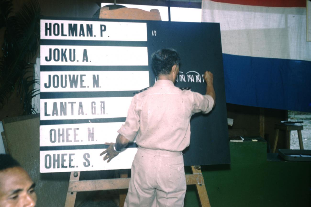 BD/209/7132 -
Verkiezingen Nieuw Guinea Raad