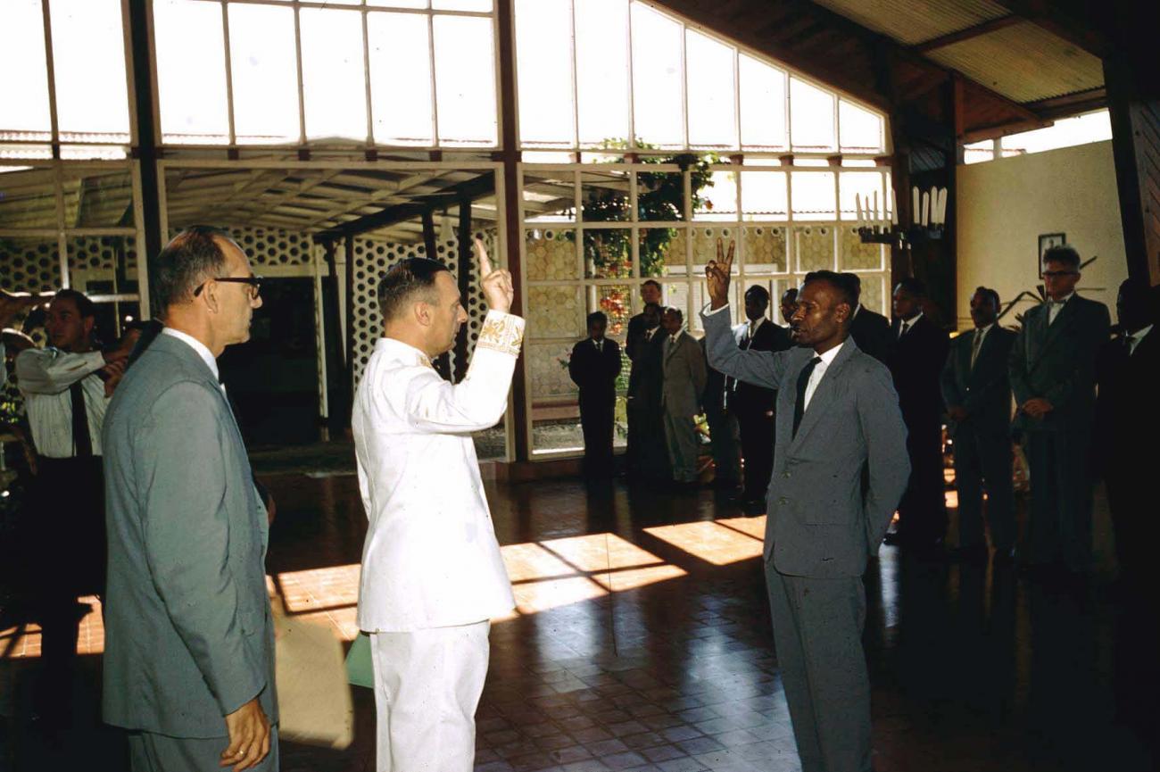 BD/209/8026 - 
Verkiezingen Nieuw Guinea Raad
