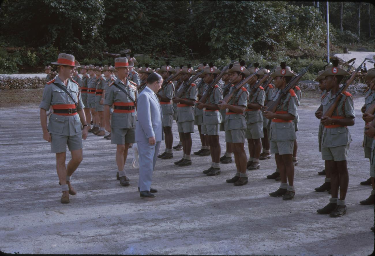 BD/209/9115 -
Opleidingskamp Papoea Vrijwilligers Korps te Manokwari