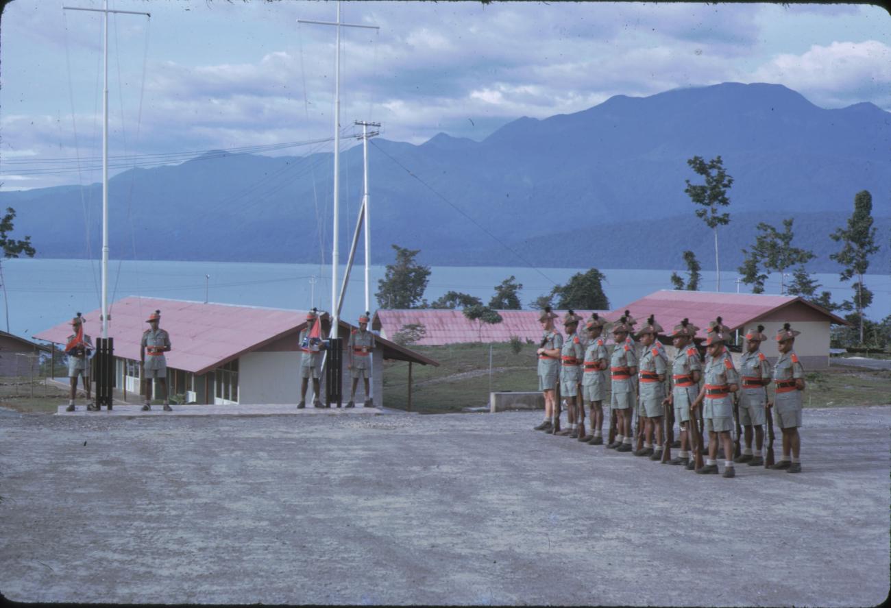 BD/209/9119 -
Opleidingskamp Papoea Vrijwilligers Korps te Manokwari