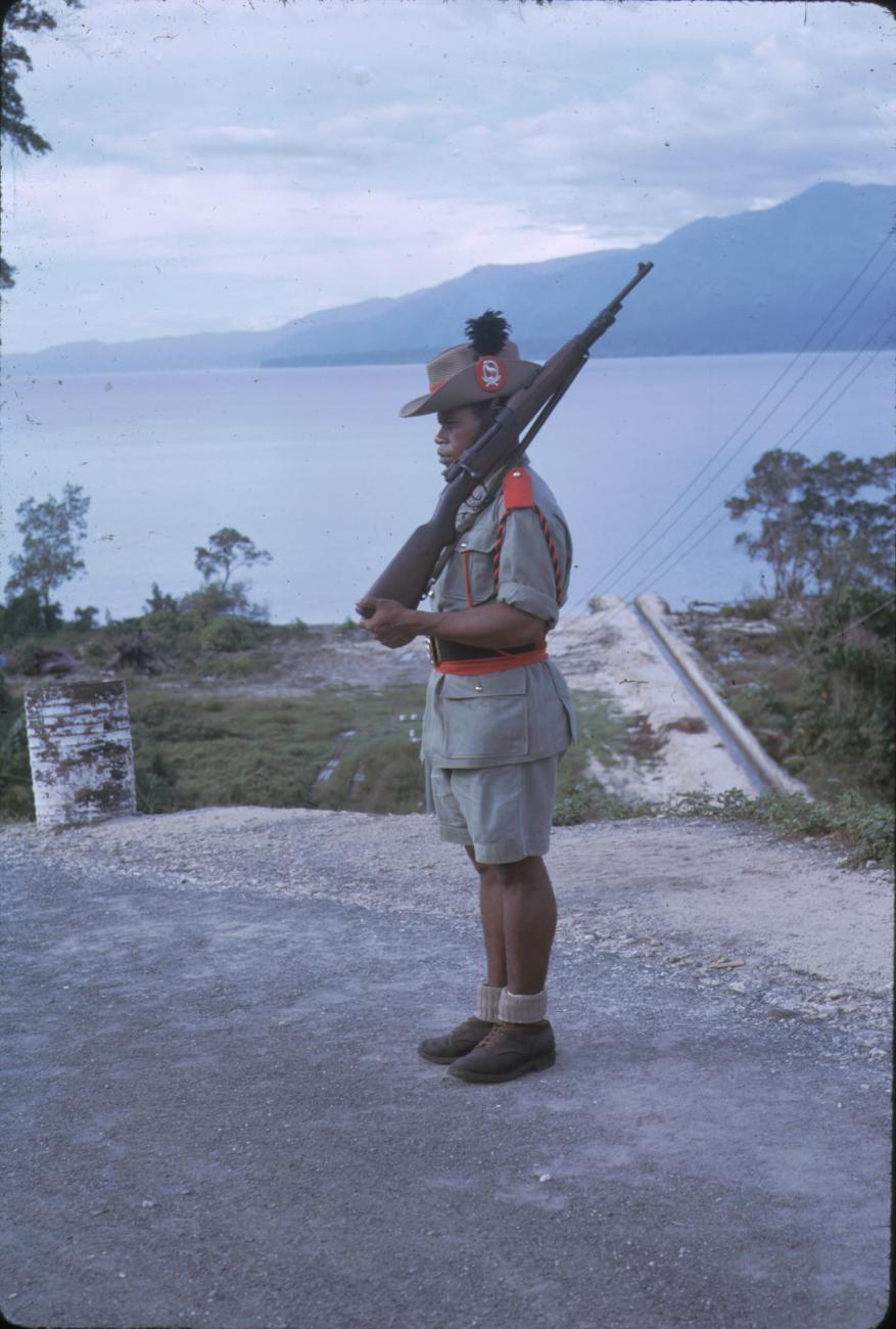 BD/209/9127 -
Opleidingskamp Papoea Vrijwilligers Korps te Manokwari