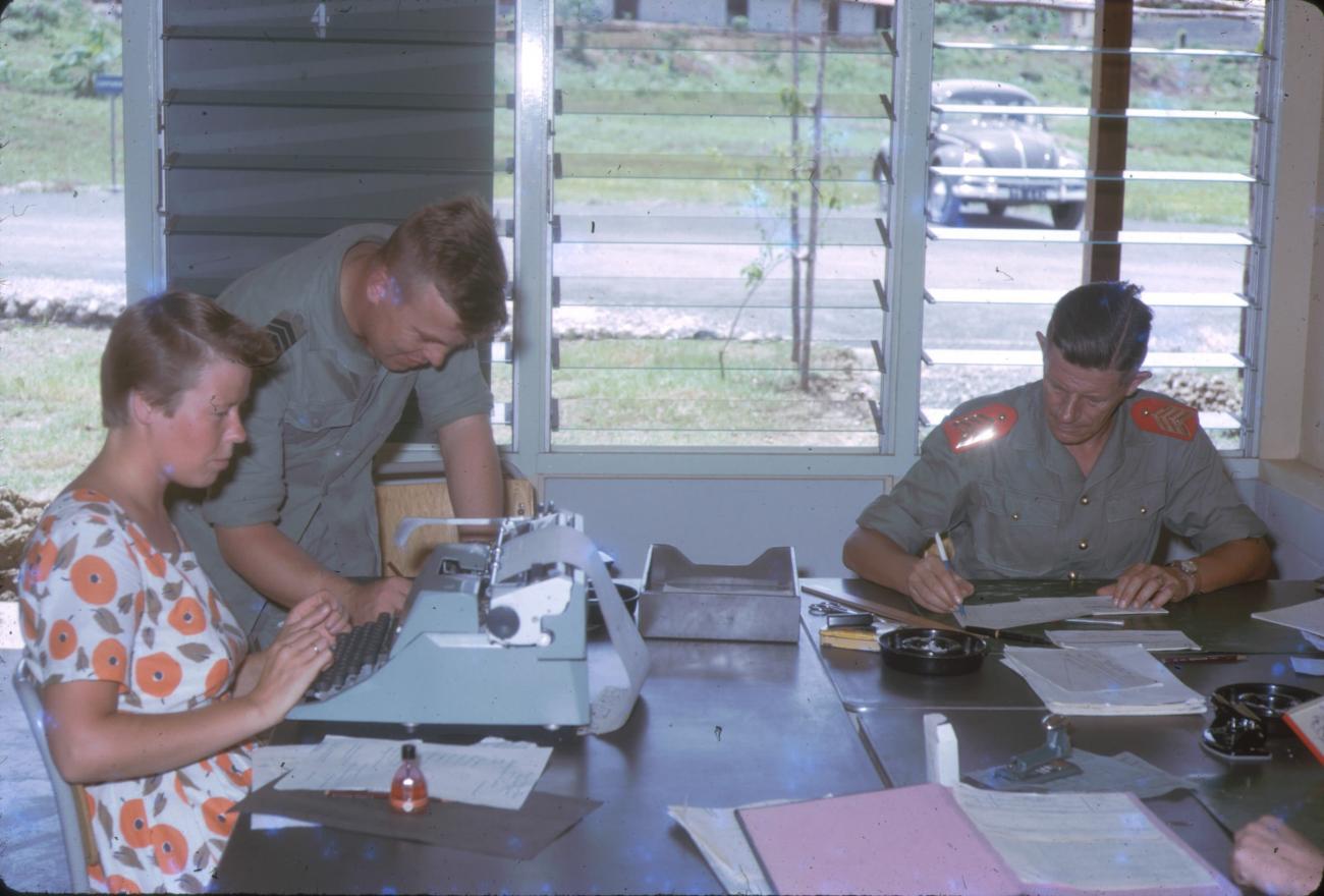 BD/209/9163 -
Opleidingskamp Papoea Vrijwilligers Korps te Manokwari