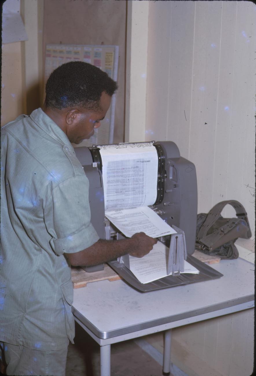 BD/209/9168 -
Opleidingskamp Papoea Vrijwilligers Korps te Manokwari