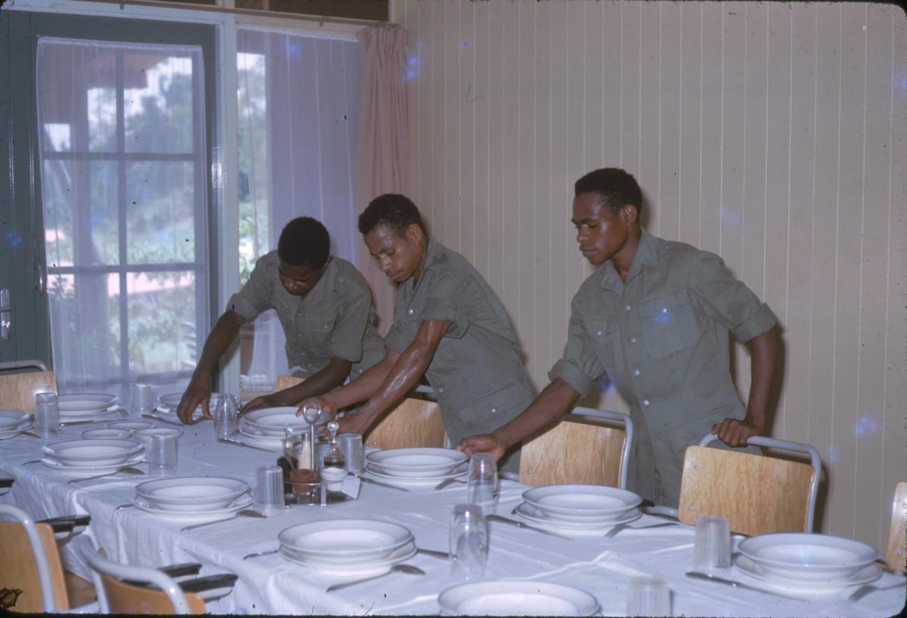BD/209/9175 -
Opleidingskamp Papoea Vrijwilligers Korps te Manokwari