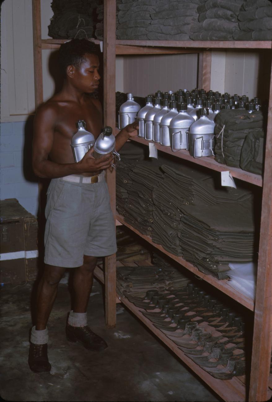 BD/209/9197 -
Opleidingskamp Papoea Vrijwilligers Korps te Manokwari