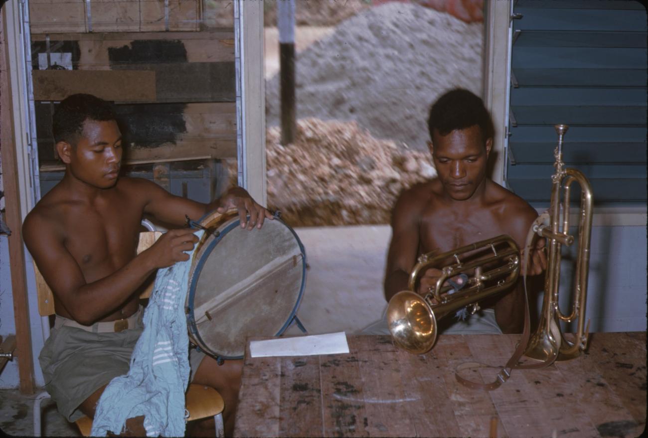 BD/209/9198 -
Opleidingskamp Papoea Vrijwilligers Korps te Manokwari