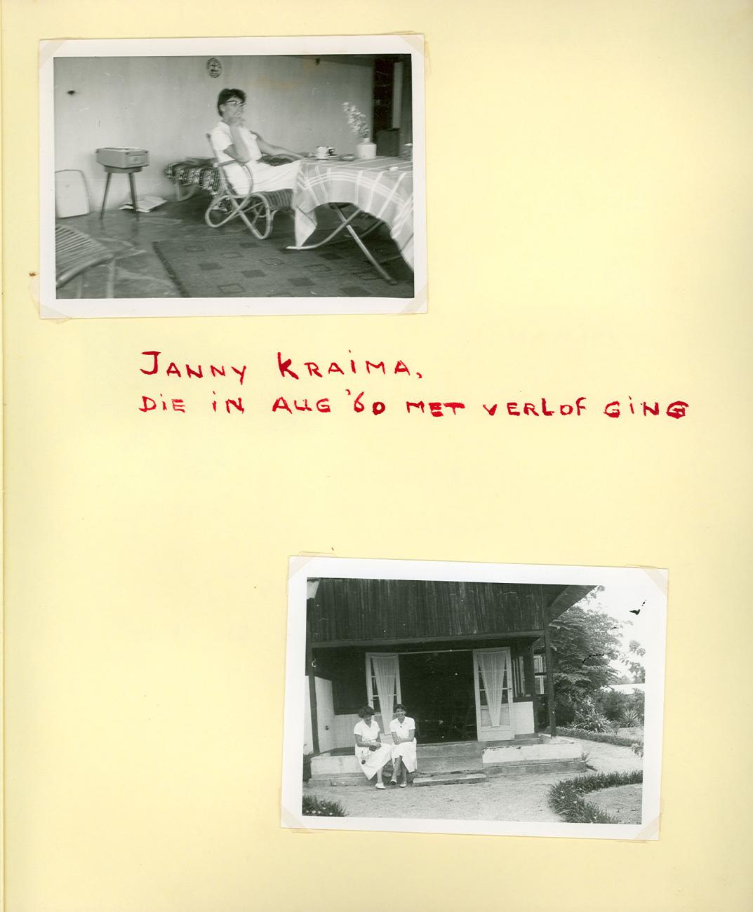 BD/83/15 - 
Dutch nurses at the nurses home of the Sarmi hospital
