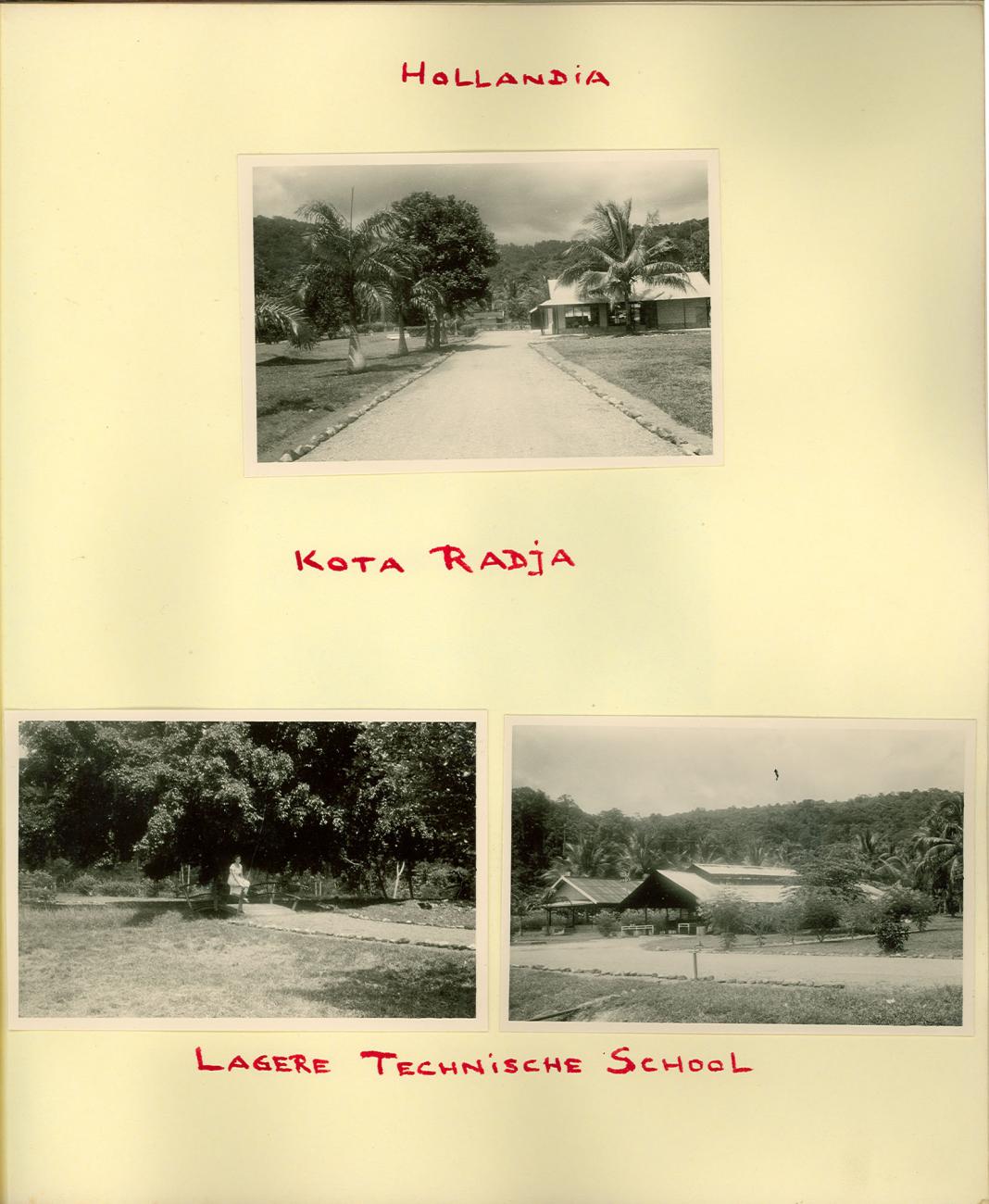 BD/83/43 - 
Street view Kota Radja and the Technical School at Hollandia
