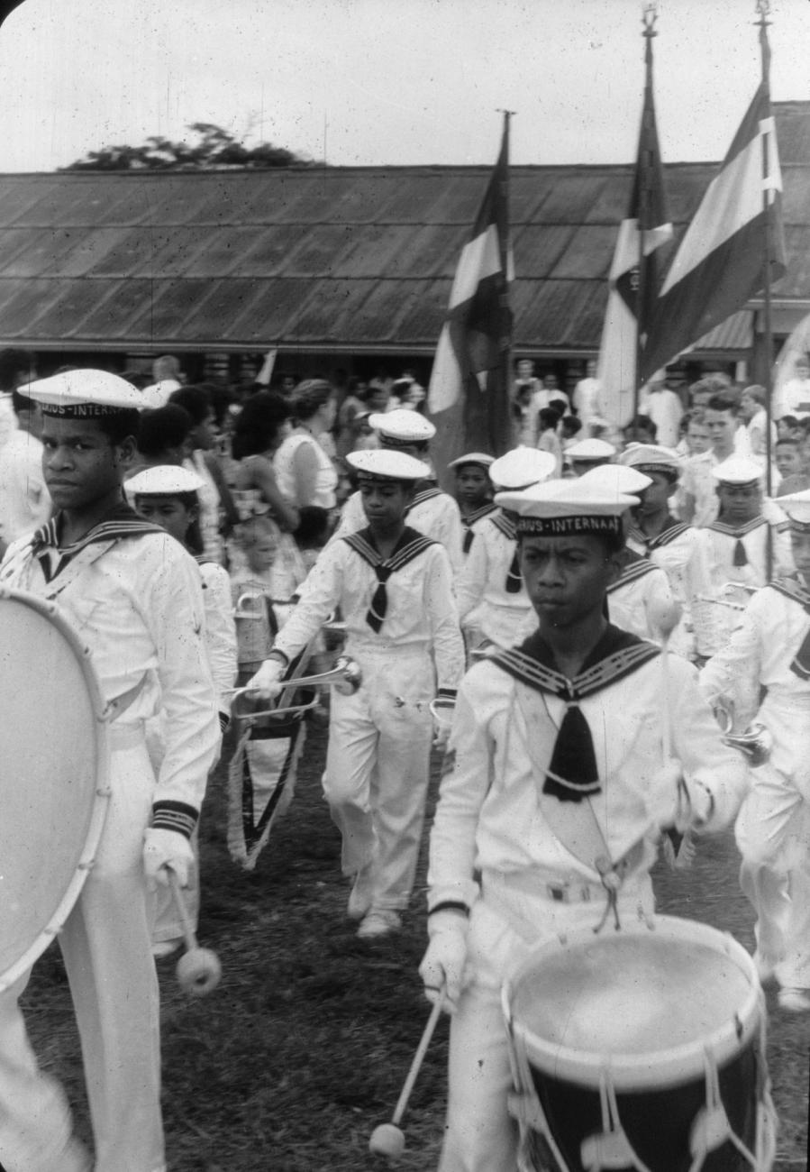 BD/216/102 -
De drumband van het internaat