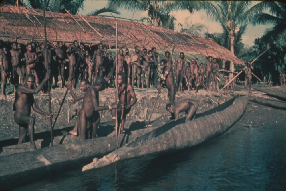 BD/30/11 - 
Reception at an Asmat settlement
