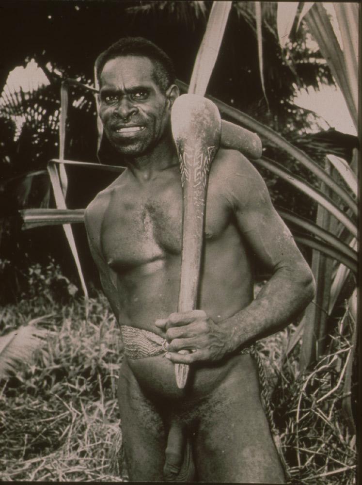 BD/30/15 -
Asmat man with axe