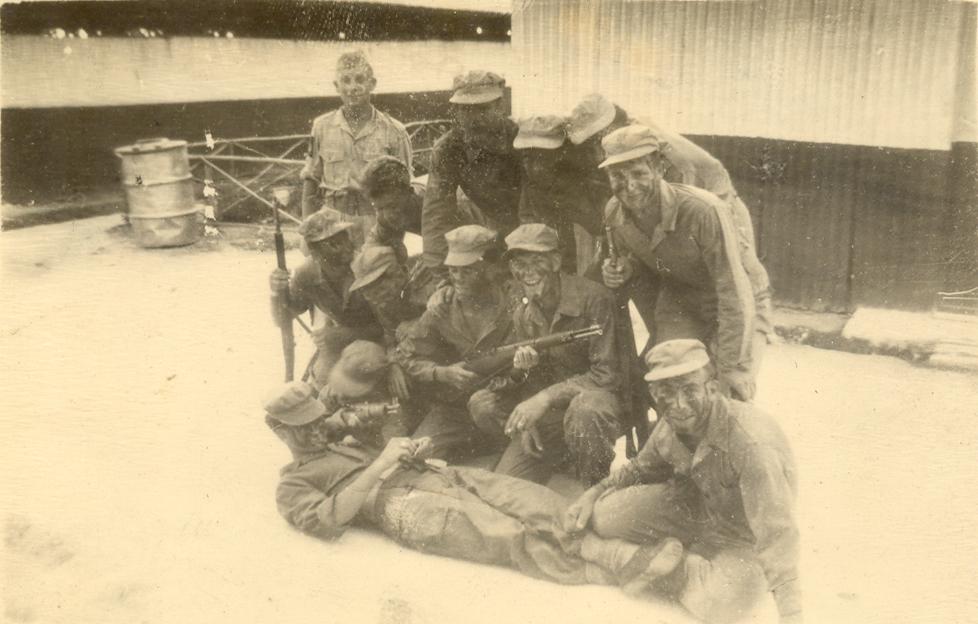 BD/318/36 -
Groepsfoto van mariniers