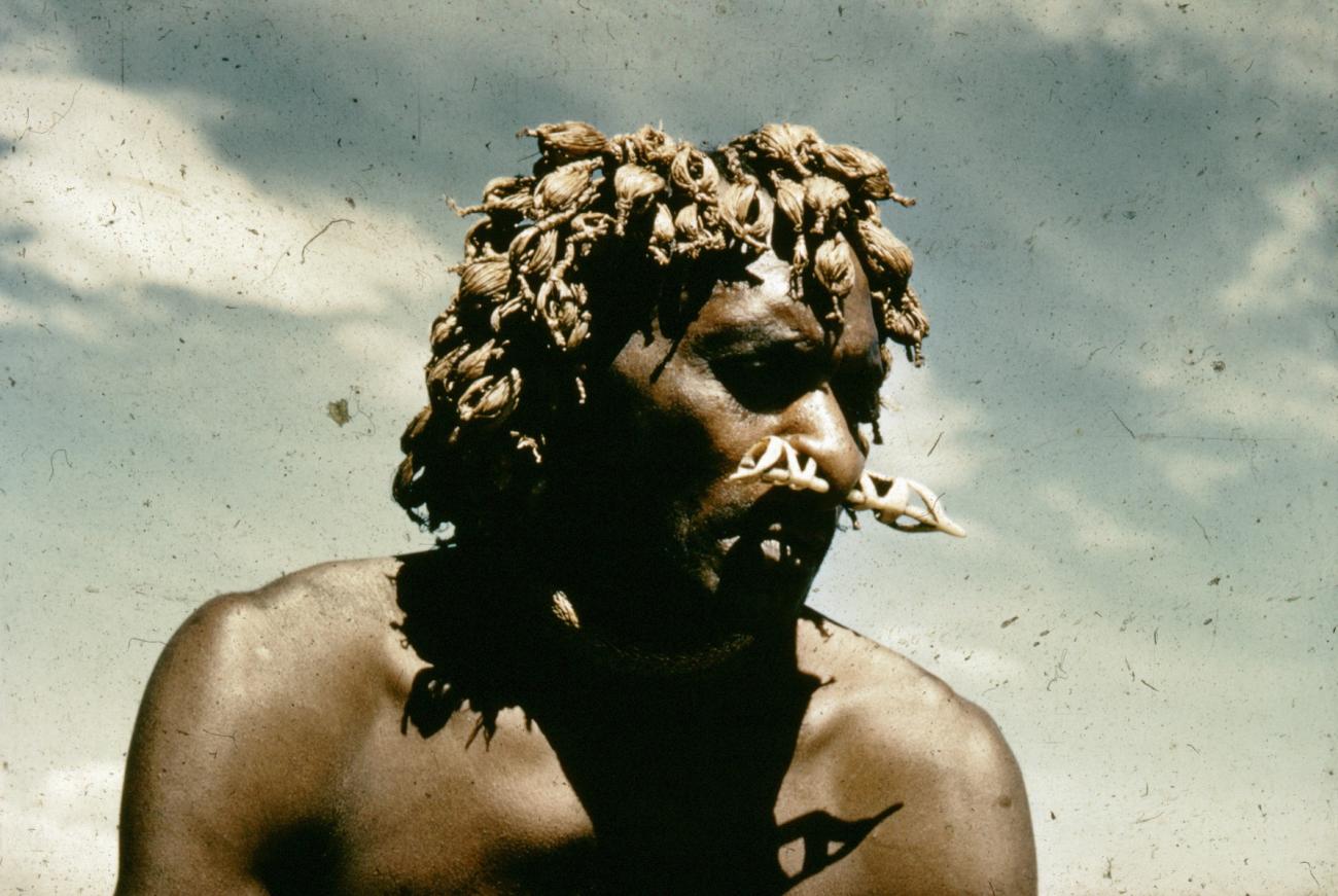 BD/66/202 -
Portret van man uit de Asmat