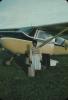 BD/248/219 Vrouw poserend voor vliegtuig (Cessna)